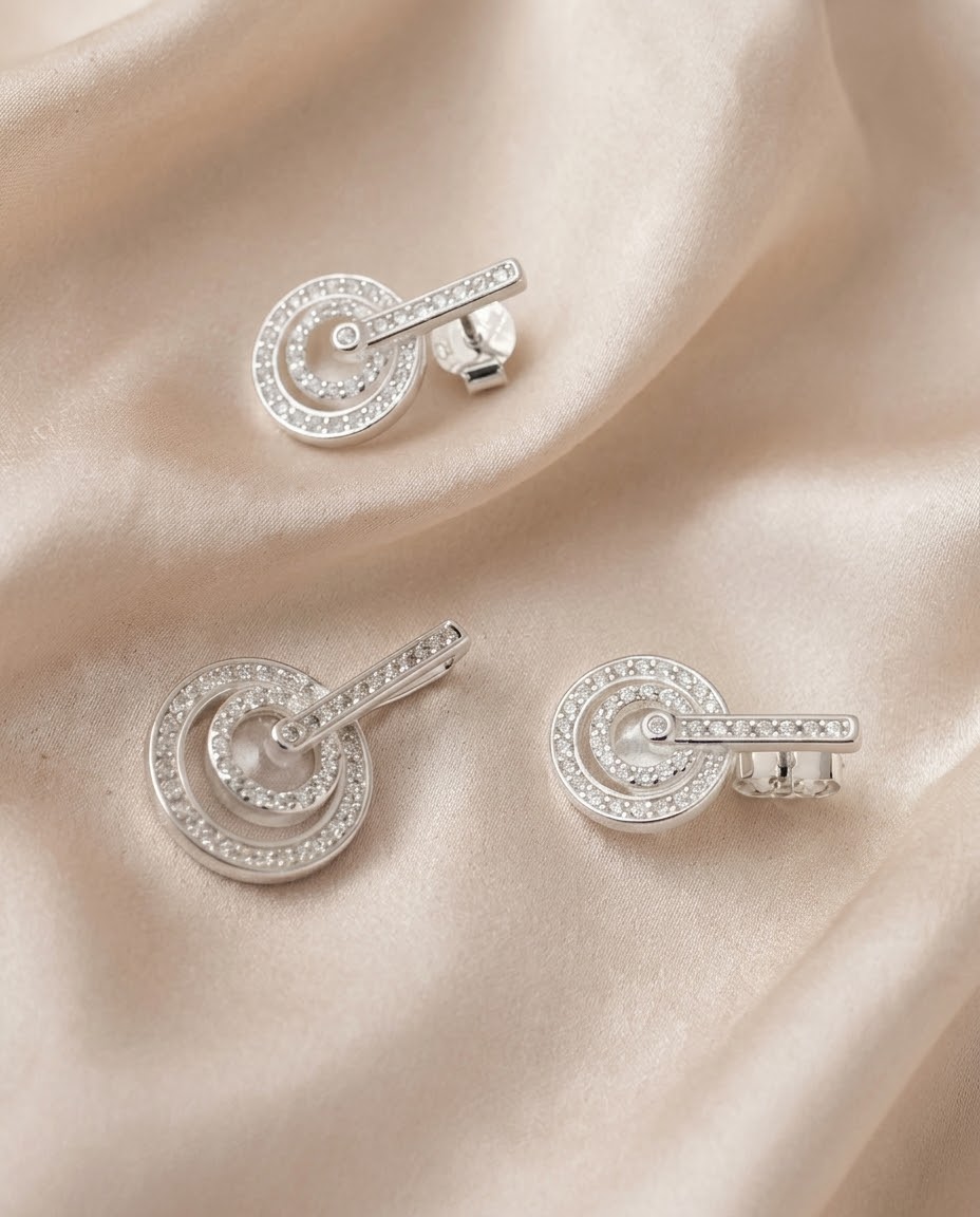 Set Espiral de Luz en plata 925 — MARDAN JOYAS